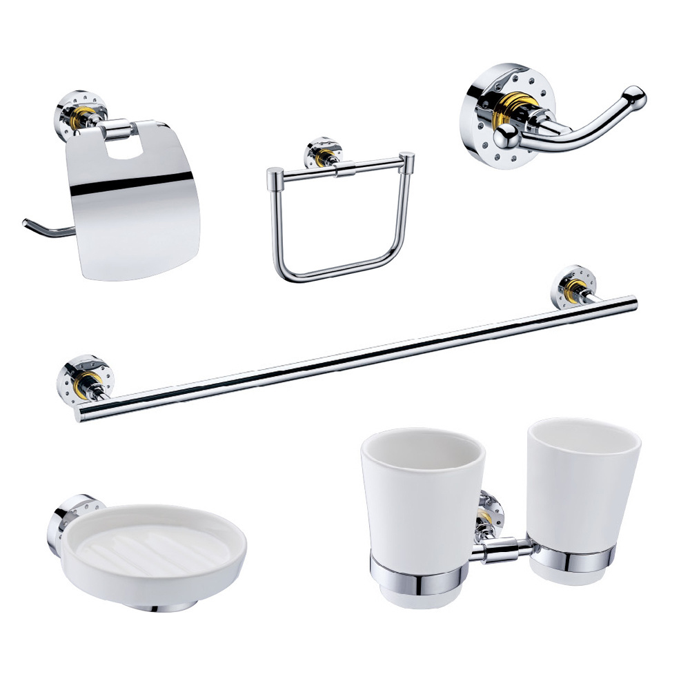 2022Brass Washroom Accessories Ceramic Metal Soap Dish Holder Bathroom Bath Partition Hardware,hotel Cup & Tumbler Holders Glass