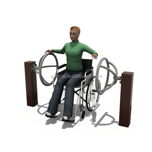 Outdoor Disabled Fitness Equipment outdoor gym for Handicapped Person Shoulder wheel exercise