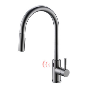 Automatic 360 Degree Smart High End Smart Kitchen Faucet Pull,induction Touchless Smart Kitchen Faucet 2023