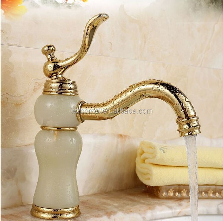 Antique Bronze Stone Bathroom Wash Basin Faucet Antique Basin Faucet