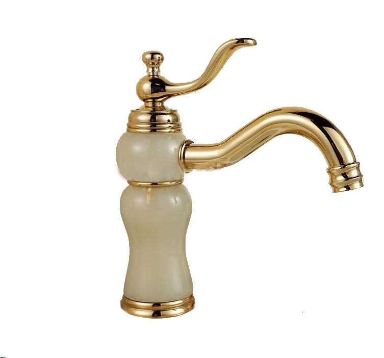 Antique Bronze Stone Bathroom Wash Basin Faucet Antique Basin Faucet