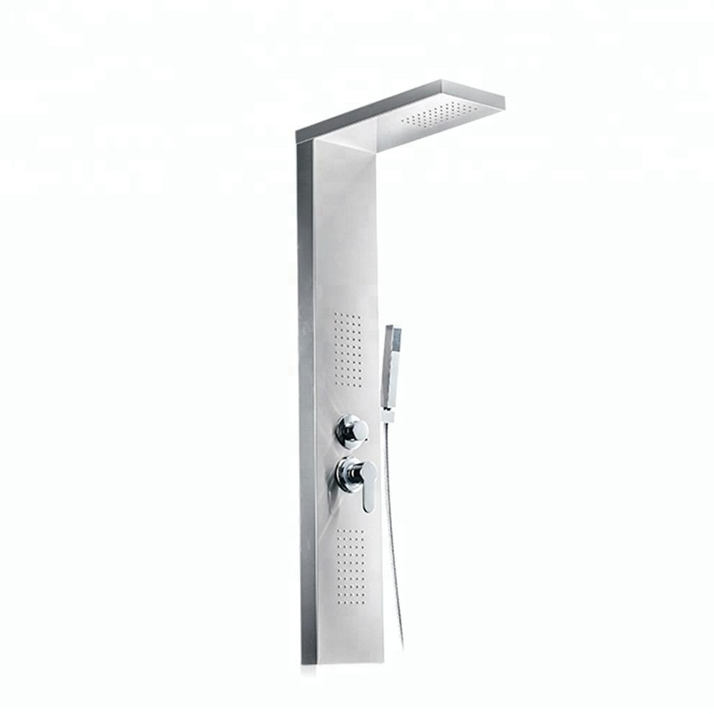 Flg Best Design Bathroom Quality Shower Panel Rainfall Faucets 304 Stainless Steel Shower Panel