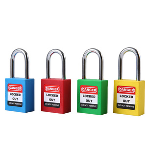 Hot Sale lockout tagout High Security Durable Steel Shackle Loto Safety Padlock