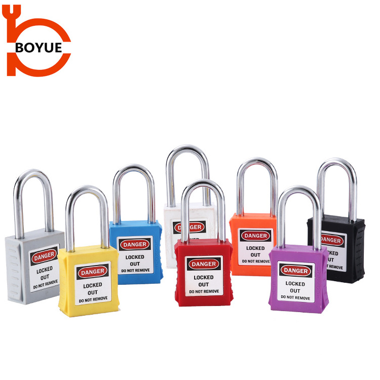 China factory Multiple Size Available Steel Shackle PA Safety Padlock