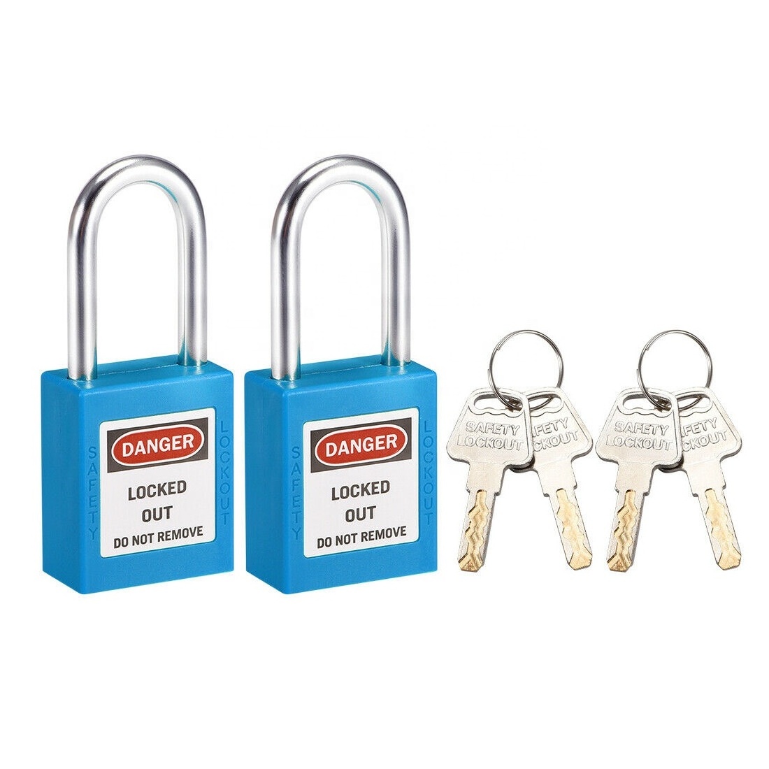 38mm Chrome Plated Steel Shackle Safety Padlocks OEM Customized Locks