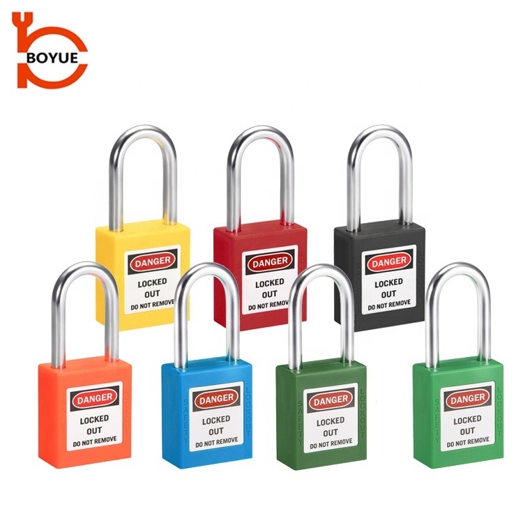 38mm Chrome Plated Steel Shackle Safety Padlocks OEM Customized Locks