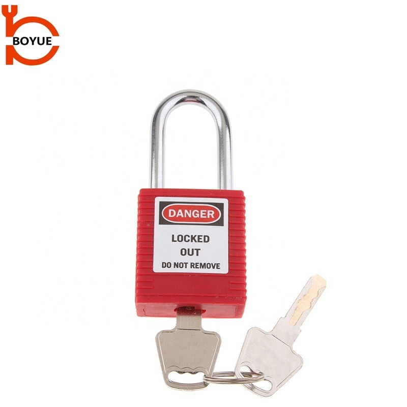 38mm Chrome Plated Steel Shackle Safety Padlocks OEM Customized Locks