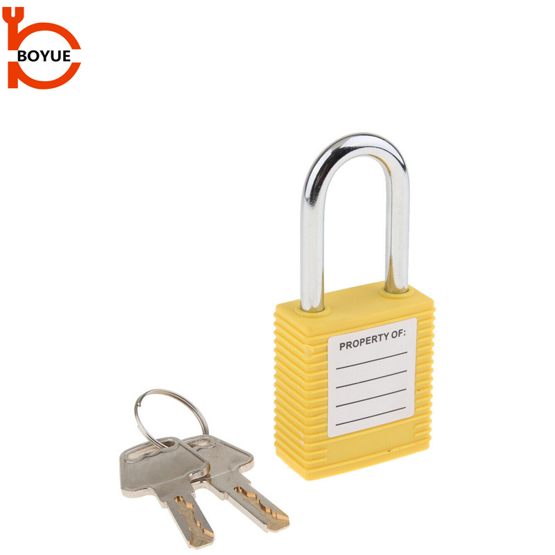 Master and Brady Combination Lock Steel Shackle 38mm Safety Lockout Tagout Padlock