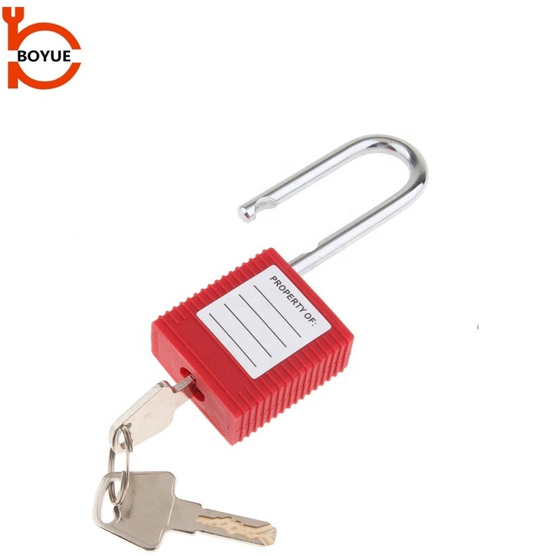 Master and Brady Combination Lock Steel Shackle 38mm Safety Lockout Tagout Padlock