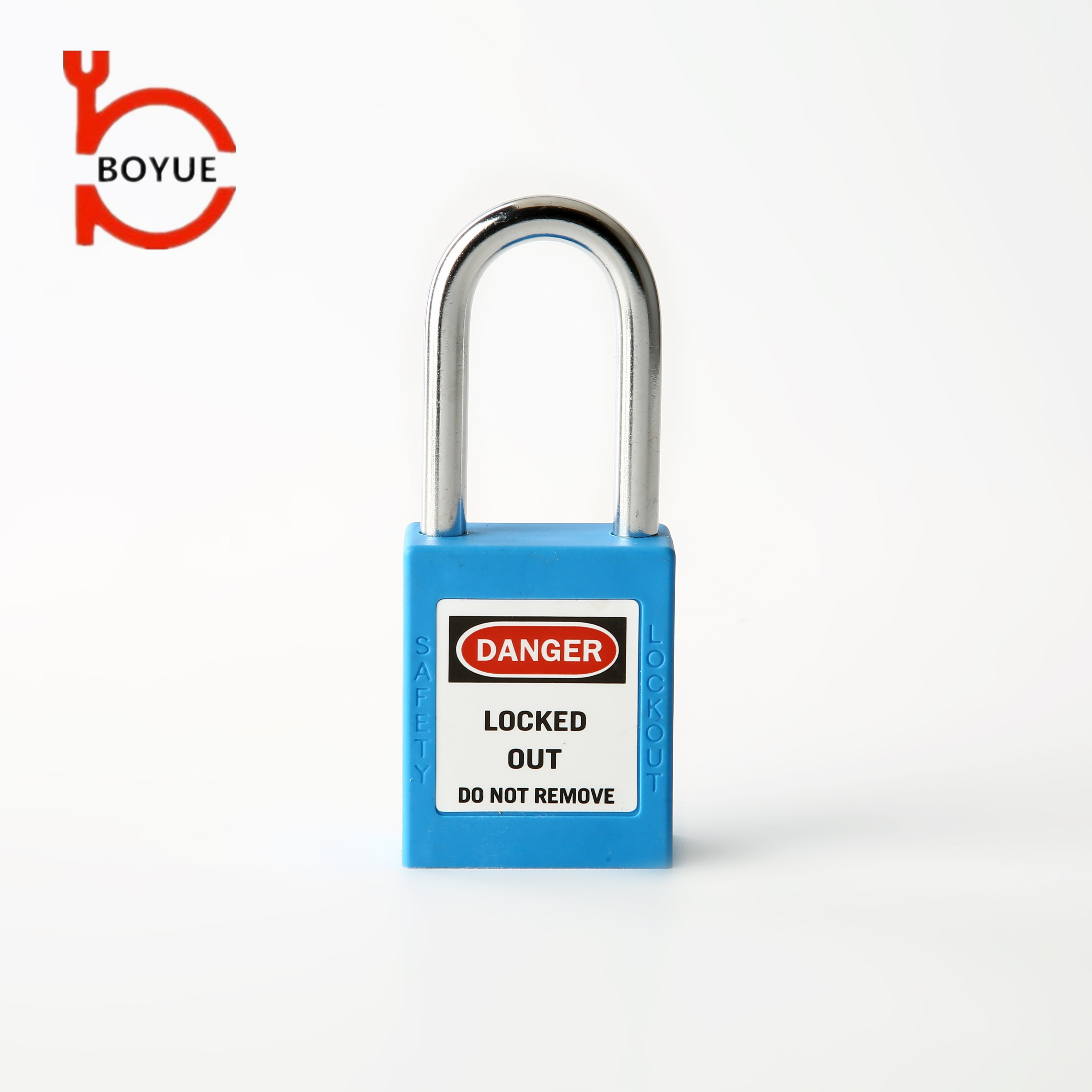 New design safety ABS padlock loto locks locker stainless steel  padlock with key differ