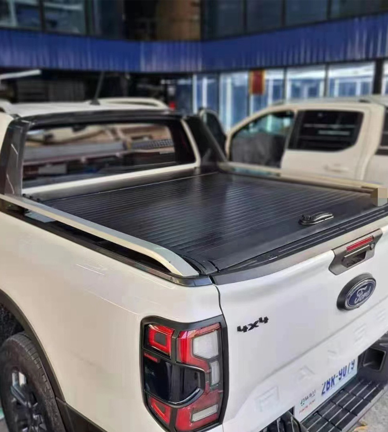 Roller shutter lid pickup truck tonneau cover for ford ranger wildtrak raptor xlt xls xl T6 T7 T8 T9 2023