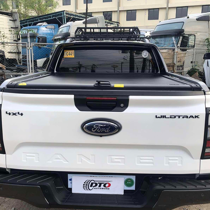 Roller shutter lid pickup truck tonneau cover for ford ranger wildtrak raptor xlt xls xl T6 T7 T8 T9 2023