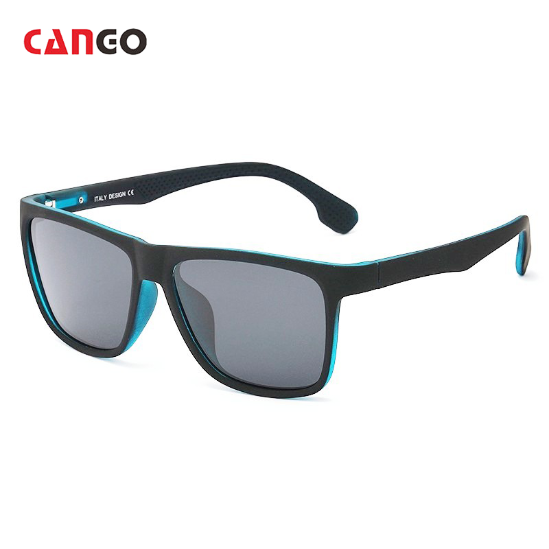 Cango Rectangular Retro Outdoor Personalized Cool Custom Sunglasses Logo Glasses Plastic Vintage Classic Sunglasses