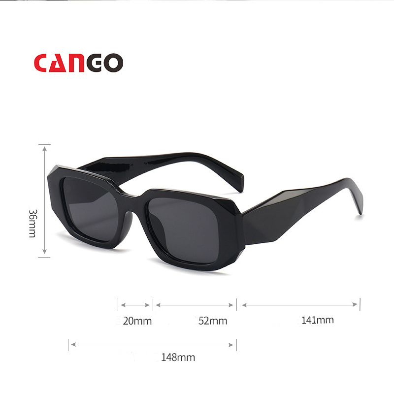 Cango Shades Sunglasses Wholesale Trendy Womans Glasses Famous Brand Ladies Custom Sunglasses Logo Men Designer Sunglasses