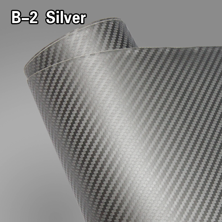 PVC Material Air Bubble Wrap Adhesive Black 3D Carbon Fiber Film For Car Vinyl Sticker