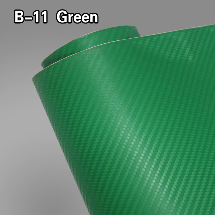 PVC Material Air Bubble Wrap Adhesive Black 3D Carbon Fiber Film For Car Vinyl Sticker