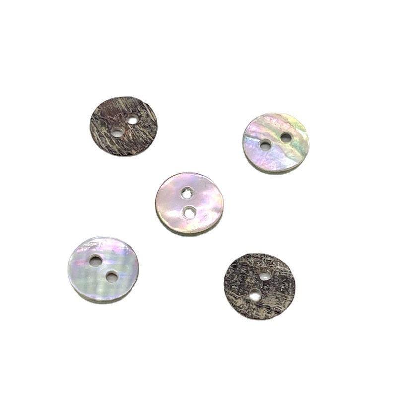 wholesale 2-holes  Gold natural abalone shell buttons Natural shell Shirt buttons for clothes