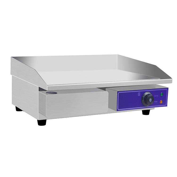 DPL-818 55CM Kitchen Equipment CE Stainless steel commercial grill griddle for restaurant