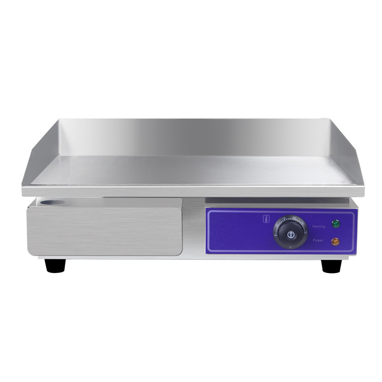 DPL-818 55CM Kitchen Equipment CE Stainless steel commercial grill griddle for restaurant