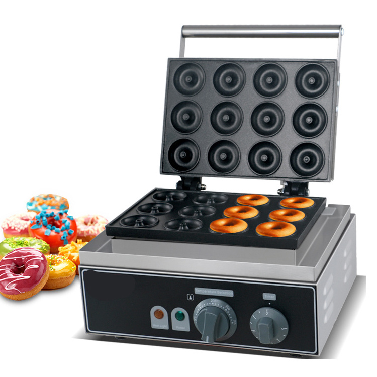 12 Holes High Quality Portable Electric Commercial Donut Machine Donut Making Machine For Sale