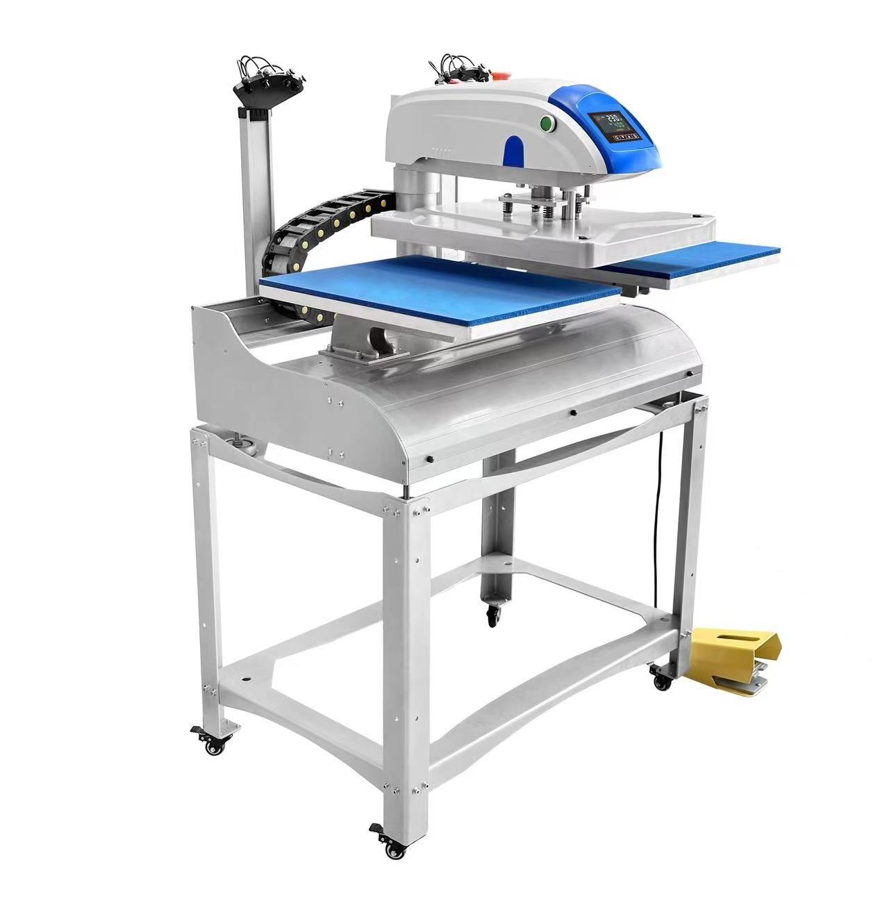 Automatic 16x20 Double Station Tshirt Printing Sublimation Heat Press Machine With Laser Alignment