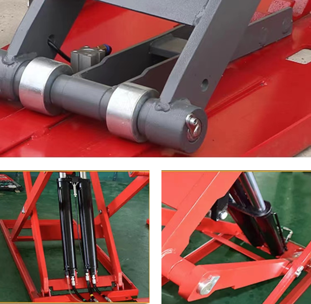 3500kg/4000kg Ultra-thin scissor lift on ground  car lift with CE certification