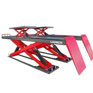 Launch TLT840WAF 4 ton Above ground Wheel Alignment Scissor car Lift Ultra thin LAUNCH Scissor Lift