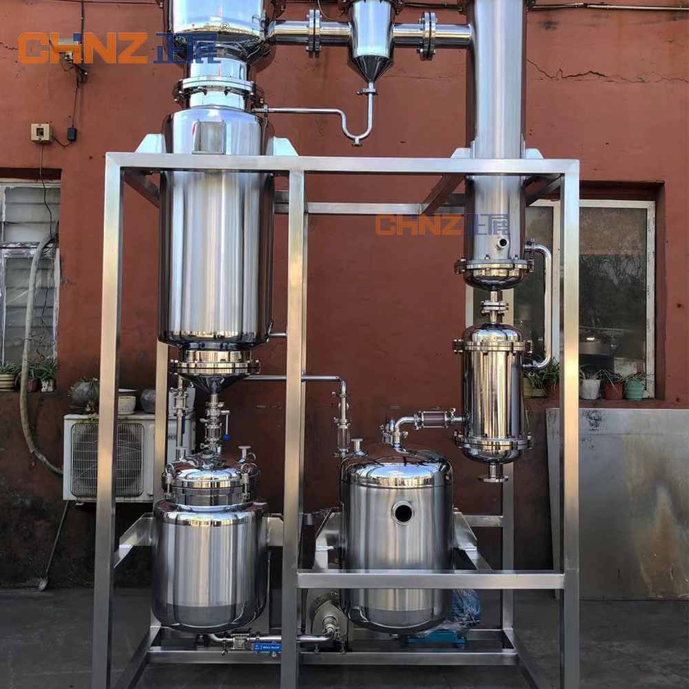 Stainless steel Tomato Paste Honey fruit juice Vacuum Wiped  Ethanol Recovery evaporator system falling film evaporator machine