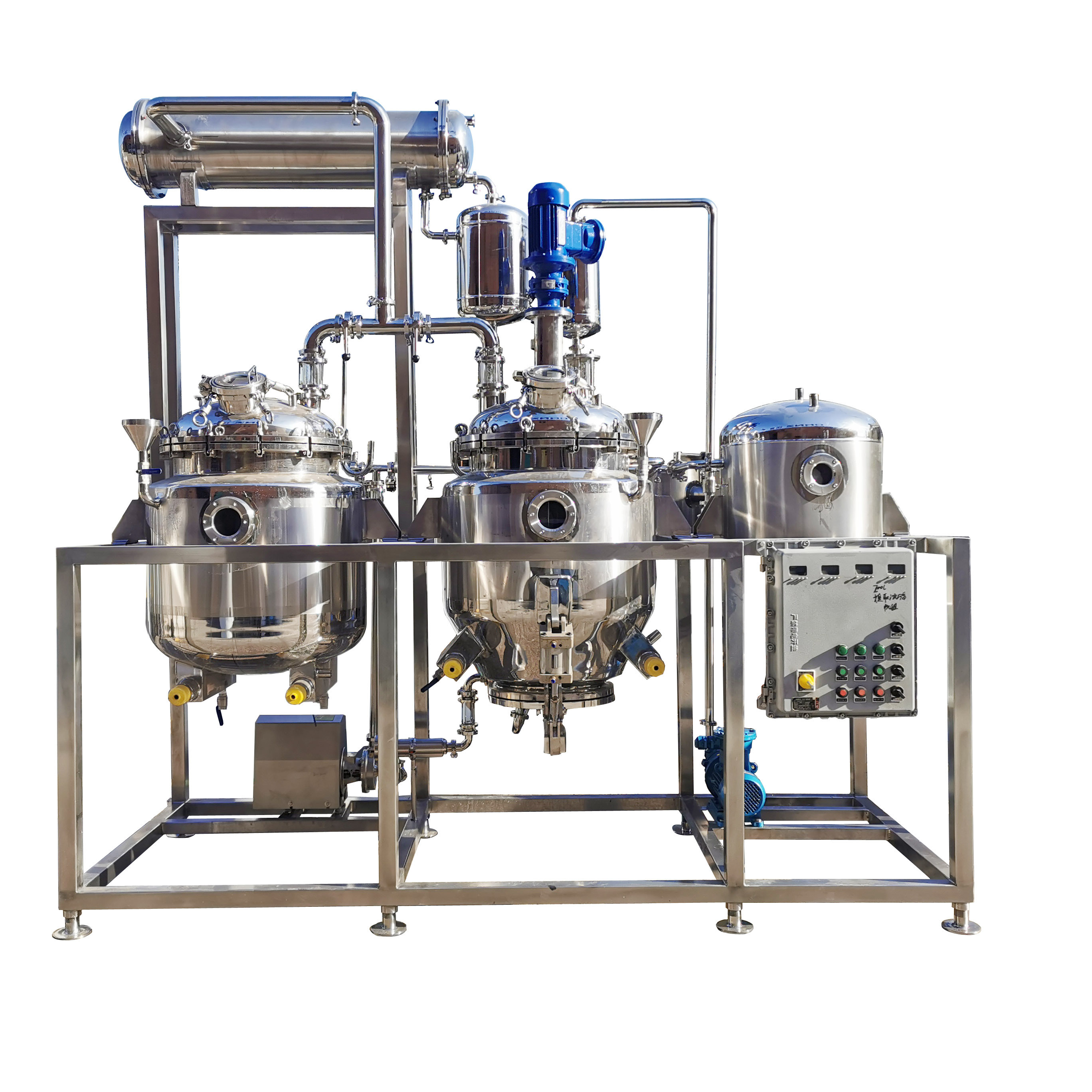 100L 200L 300L herbal ultrasonic extraction and concentration machine equipment