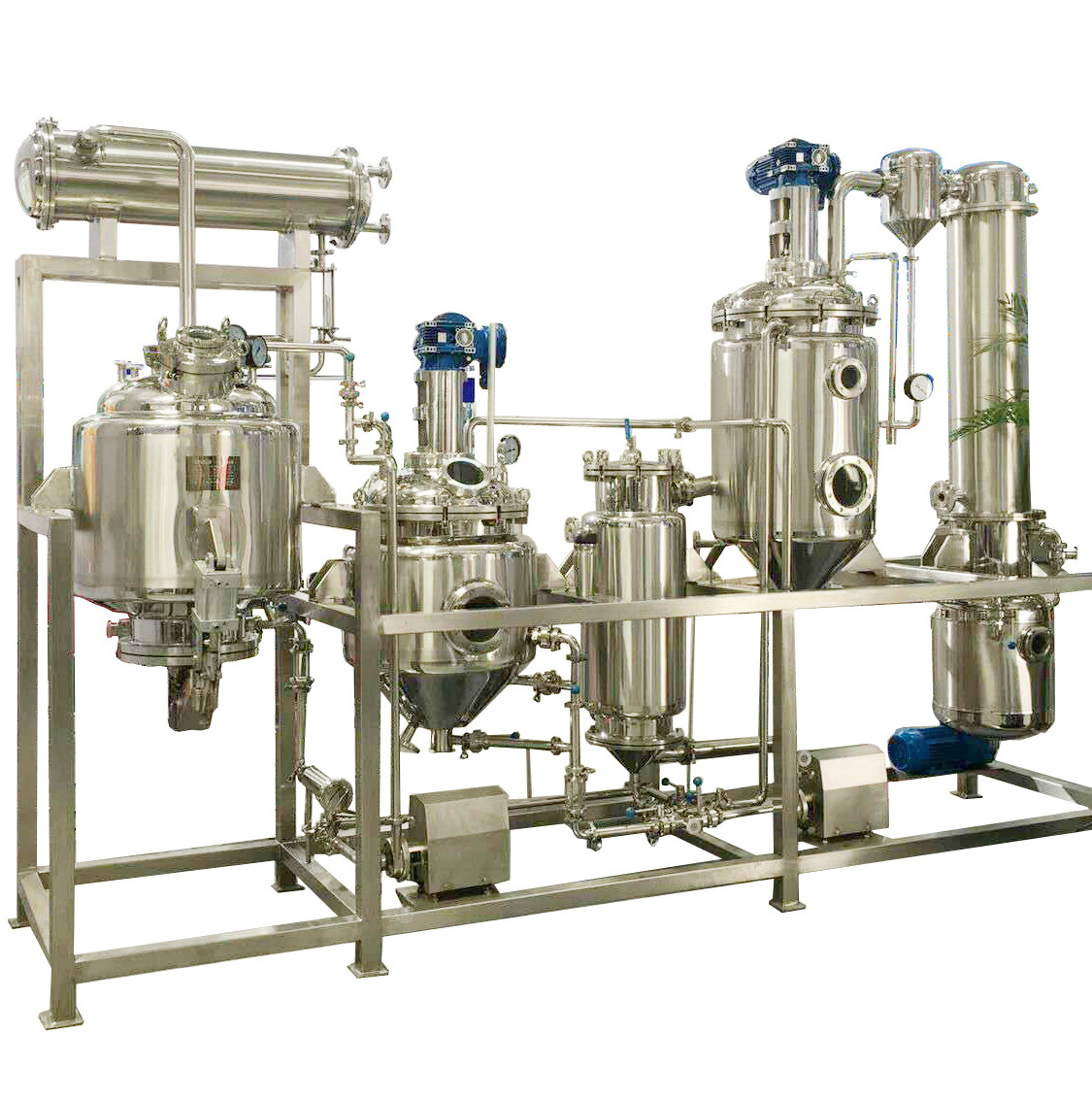 100L 200L 300L herbal ultrasonic extraction and concentration machine equipment