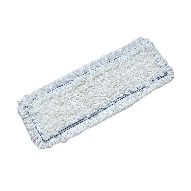 Factory Supply Floor Cleaning Magic Chenille Mop Pad Replacement Cotton Microfiber Flat Mop Head Refill