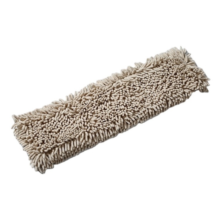 Factory Supply Floor Cleaning Magic Chenille Mop Pad Replacement Cotton Microfiber Flat Mop Head Refill