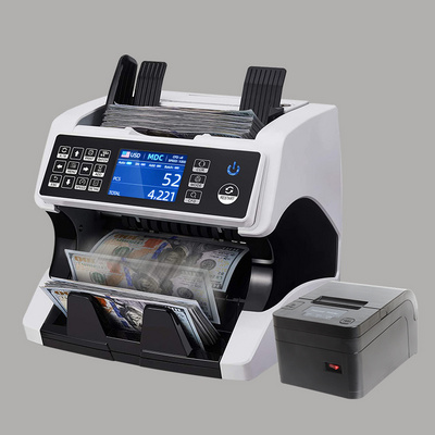 chuanwei AL-920 Multi Currency USD EUR MXN Peru Bill Counting Machine Money Sorter Cash Sorter detector billetes de falsos