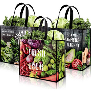 Customized Eco Foldable Laminated Fabric Tote Non-woven Shopping Bag, Recyclable PP Non Woven Bags