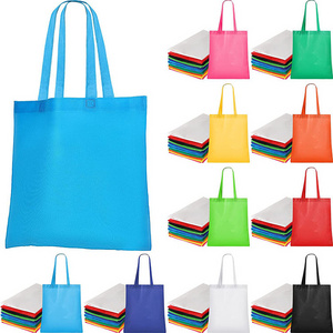 Manufacturer Sale Non Woven Fabric Shopping Bag Reusable Colorful Tote Bag