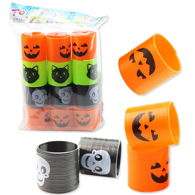 Vending Capsule Toy  Mini Halloween Rainbow Magic Springs Smiley Face Toys For Kids