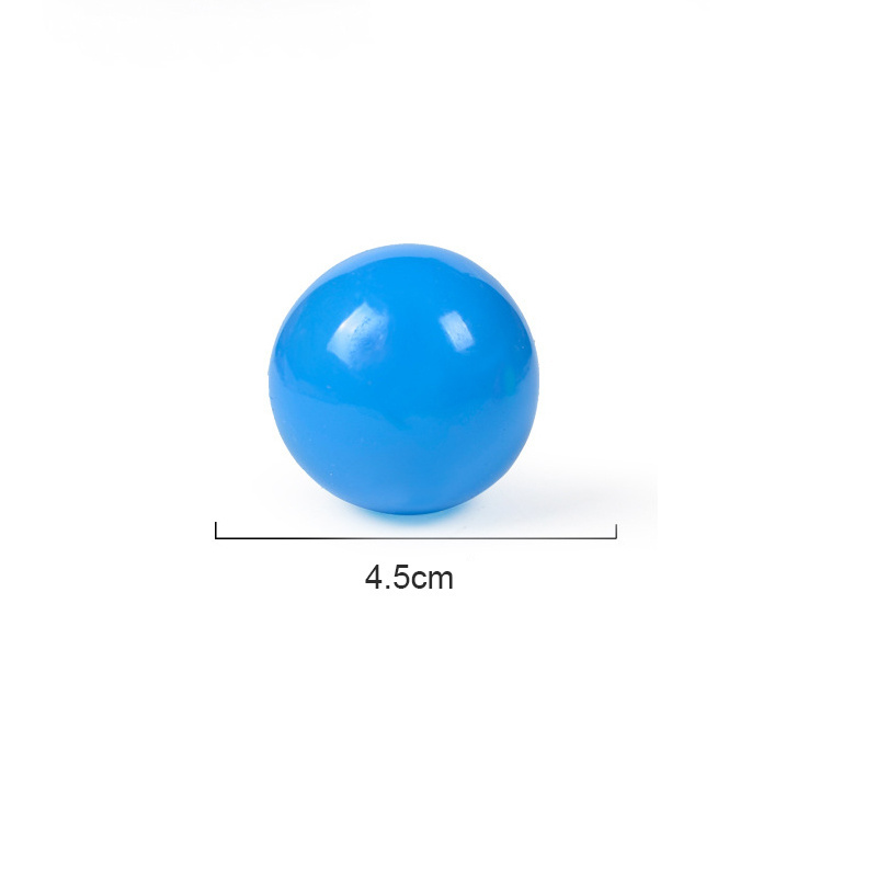 4.5CM  TPR Soft Sticky Ceiling Ball Anti-stress Toys For Kids