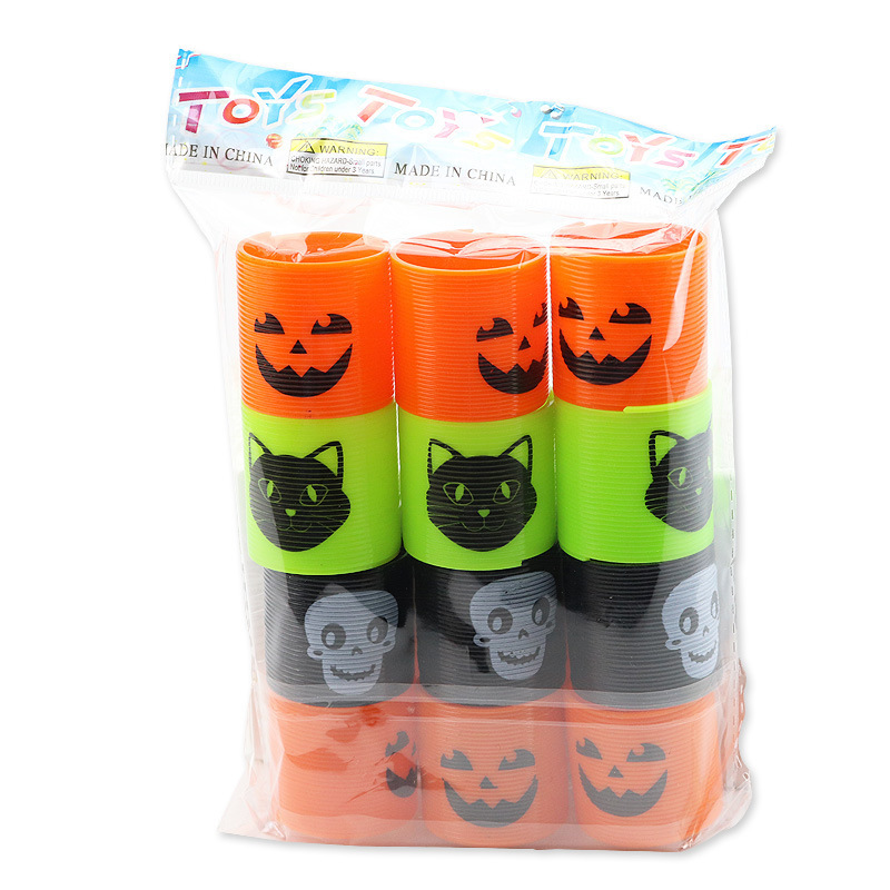 Vending Capsule Toy  Mini Halloween Rainbow Magic Springs Smiley Face Toys For Kids