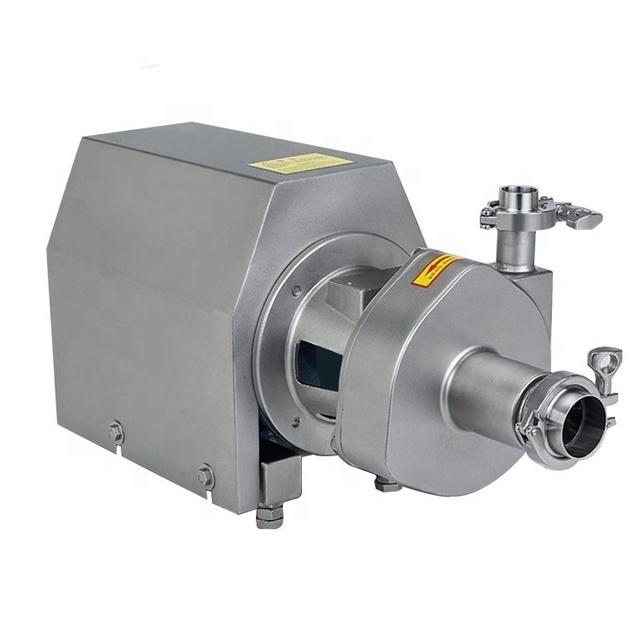 ss ss304 304 316 stainless steel hygienic sanitary beer milk dairy beverage food grade CIP return self priming centrifugal Pump