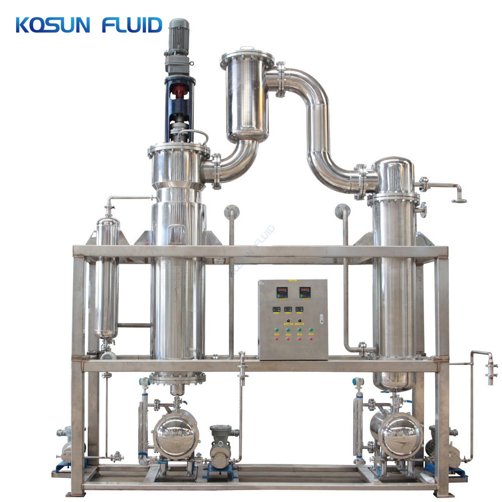 KOSUN Thin Film Single Effect Concentrator Sugar Cane Juice Evaporator