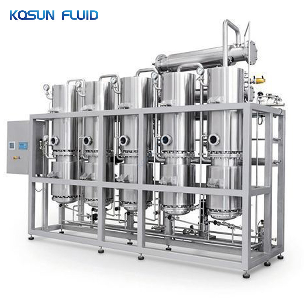 KOSUN Thin Film Single Effect Concentrator Sugar Cane Juice Evaporator