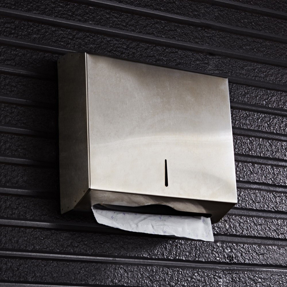 wall mounted stainless Steel Tissue Box Wet Paper Towel Dispenser