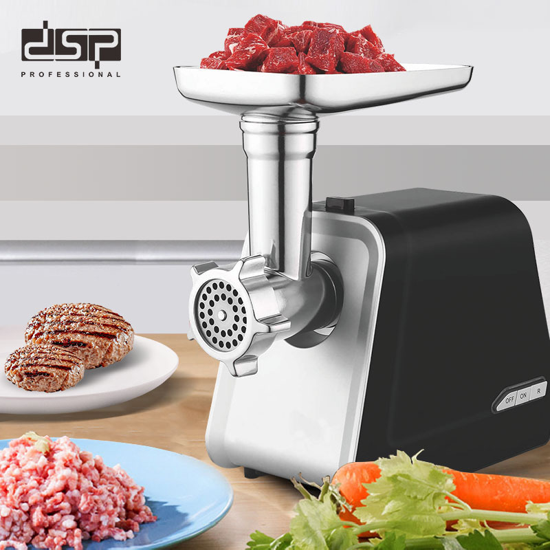 DSP Electric Commercial Powerful Meat Grinder Meat Mincer Machine Plastic 1000W 400W Molino De Carne Full Copper Motor AC 7625