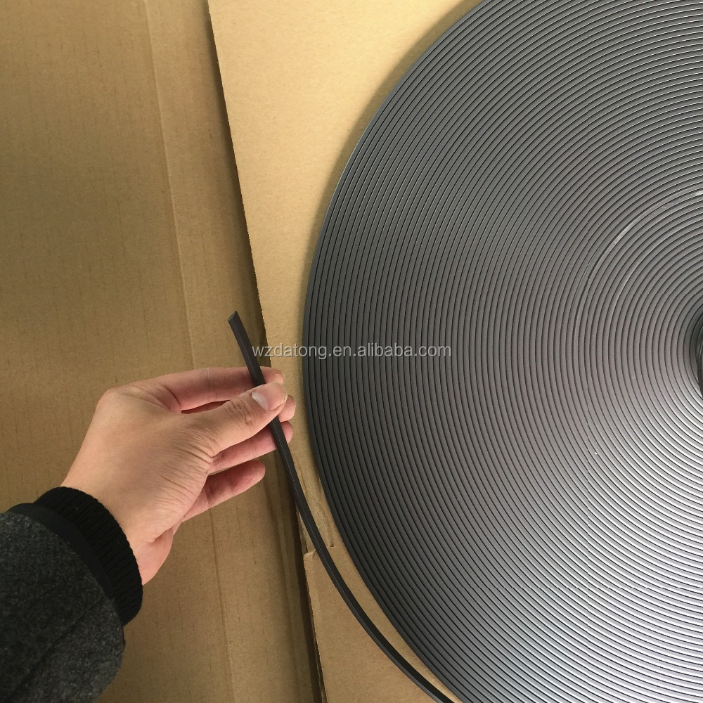 Customized extruded magnet strip, isotropic flexible rubber magnet stripe