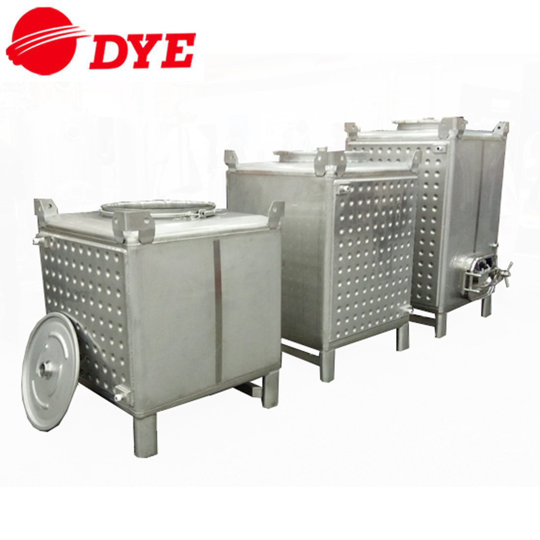 DYE Manufacturer Chemical Raw Material Storage Tank Stainless Steel Ibc Tote Tank