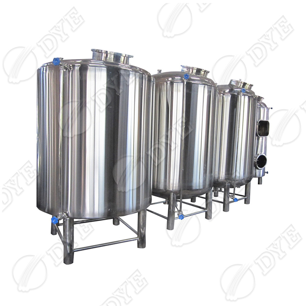 DYE Beer Brewing Equipment Hlt Hot & Cold Liquid Tank Water Storage Tank 500-2000l Liters cold Liquid Tank