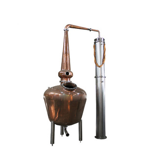 Steam Gas Electric Heating 400l 800l Alcohol Boiler Copper Pot Still Distillation Whiskey Distillery