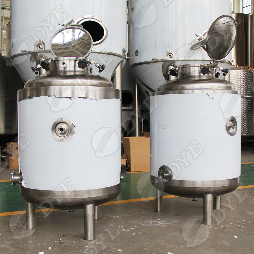 DYE Beer Brewing Equipment Hlt Hot & Cold Liquid Tank Water Storage Tank 500-2000l Liters