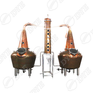 DYE distillery equipment distilled whiskey production line alcohol distiller