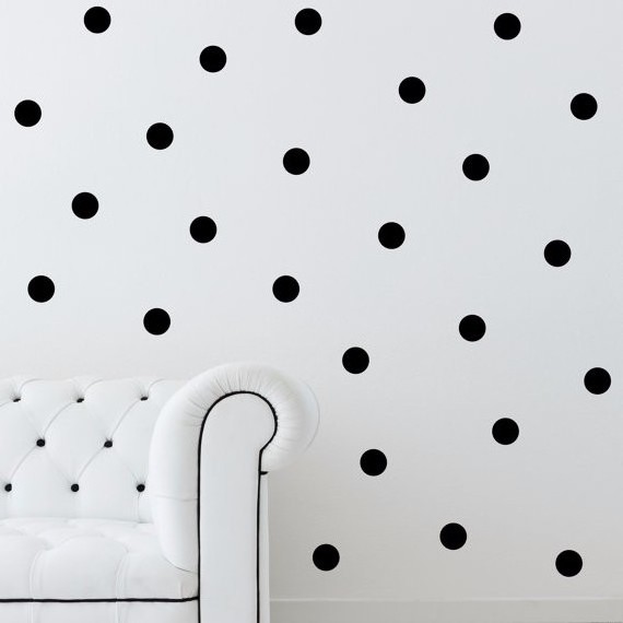 Small Orders of Wall Stickers Available in stock Nursery Large Metallic Vinyl Polka Dot Removable Wall Decals For Kids Rooms.